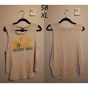 Desert Days Sleeveless Top - Cream